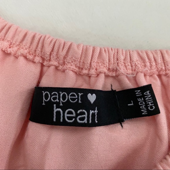 Pink Ruffled Off the Shoulder Top - Picture 5 of 5